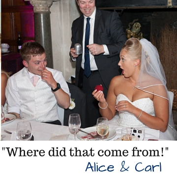 Wedding magician in the New Forest at Rhinefield House, Roger Lapin