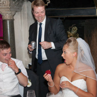 Wedding magician Roger Lapin at Rhinefield House, Hampshire