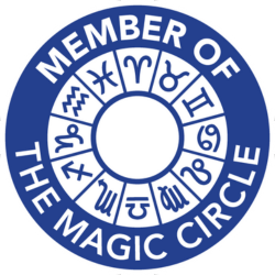 magic circle logo magician roger lapin