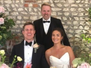 Roger Lapin with couple