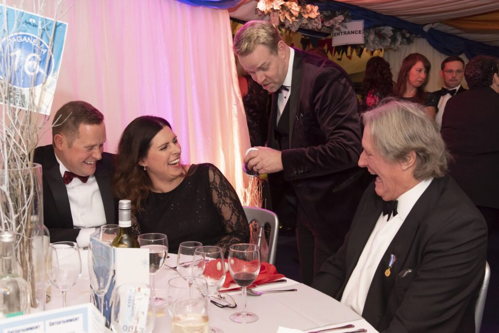 Party magician entertaining guests in Totton